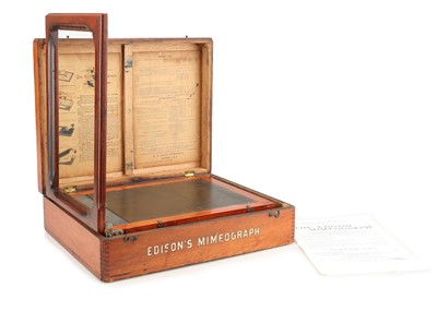 Lot 685 - An Edison  Mimeograph No.1