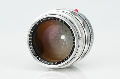Lot 14 - A Leitz Summilux 50mm f/1.4 Lens