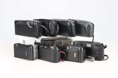 Lot 133 - A Selection of Eight 35mm Compact Cameras