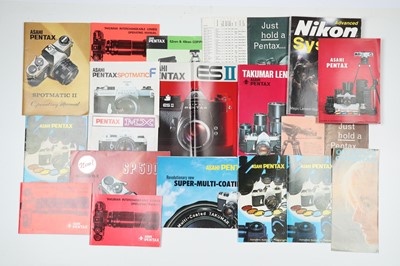 Lot 790 - A Mixed Selection of Camera Manuals & Brochures