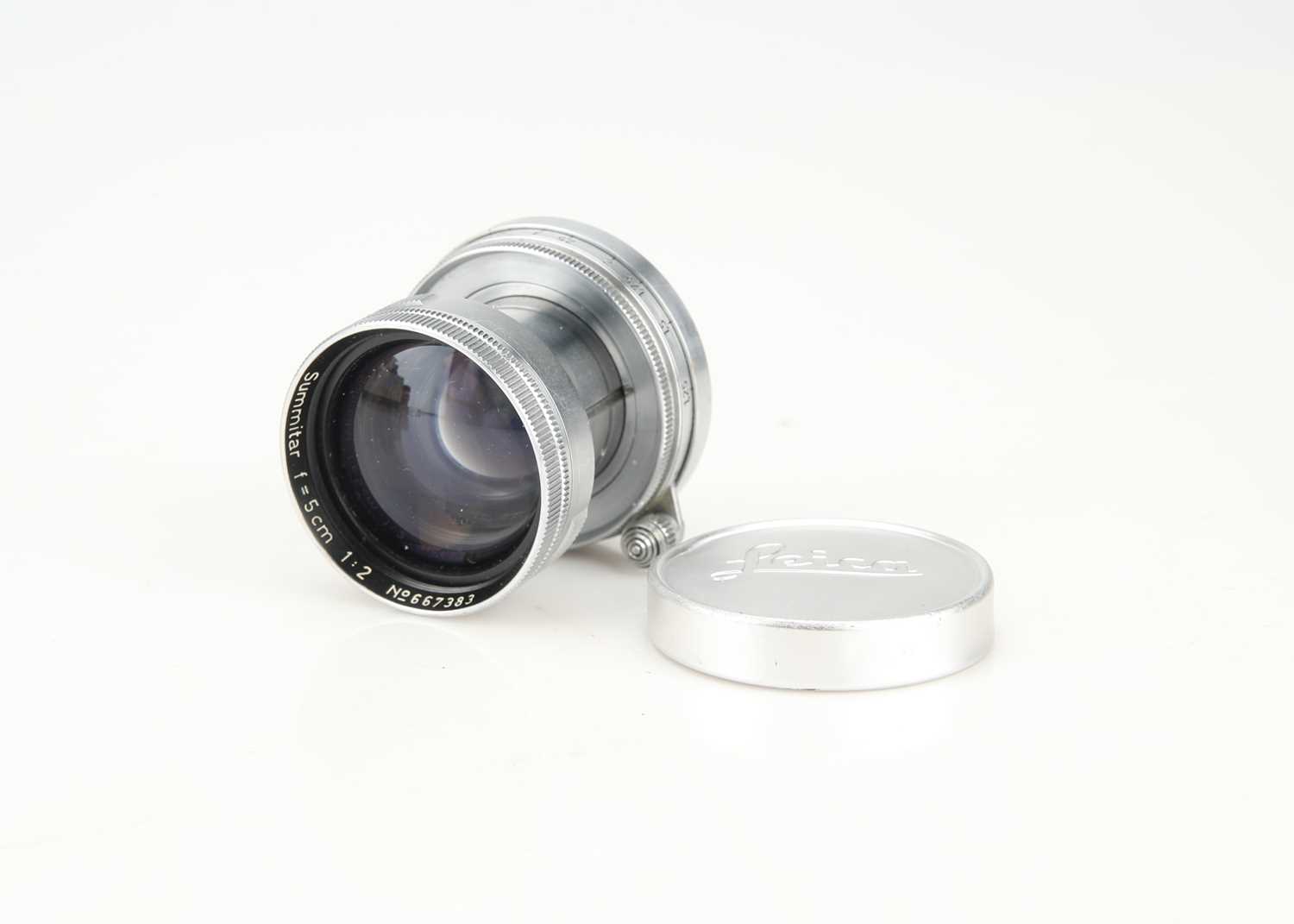 Lot 42 - A Leitz Summitar f/2 50mm Lens