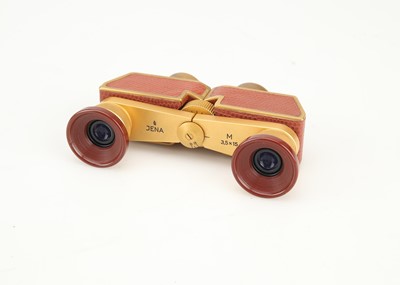 Lot 459 - Two Pairs of Compact Gold Binoculars