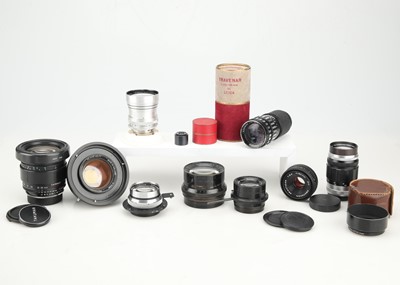 Lot 332 - A Collection of Various Lenses