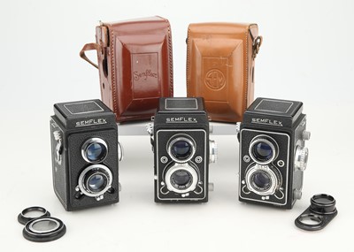 Lot 211 - Three Sem Semflex TLR Cameras