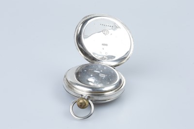 Lot 641 - An Omega Open Faced Silver Pocket Watch