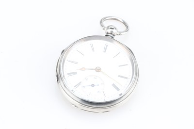 Lot 642 - A Silver Open Faced Pocket Watch