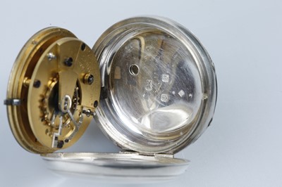 Lot 643 - A Silver Cased Open Face Pocket Watch