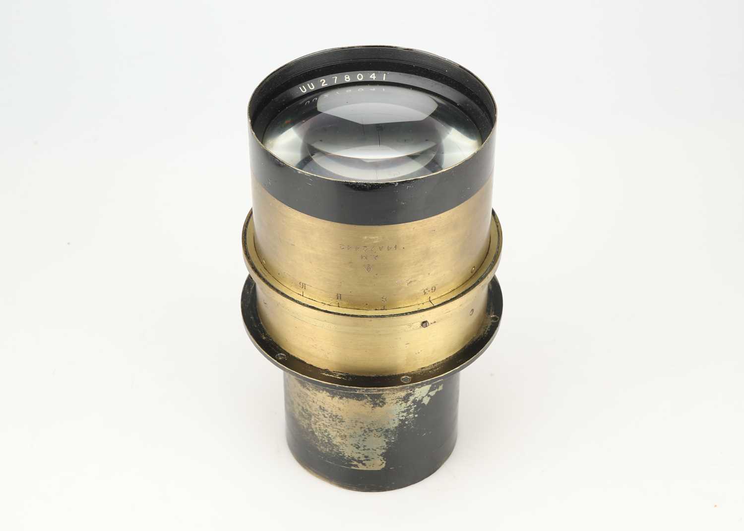 Lot 338 - A Huge Wray f/6.3 36" Brass Lens
