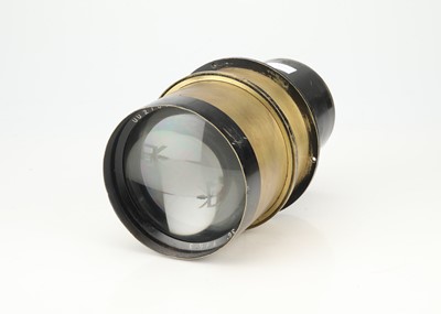 Lot 338 - A Huge Wray f/6.3 36" Brass Lens