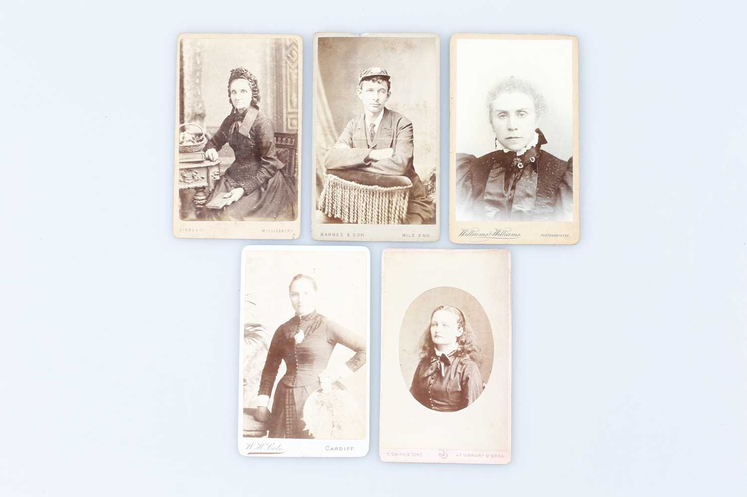 Lot 836 - Three Carte de Visite Portrait Cards