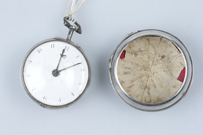 Lot 647 - An 18th Century Gentleman's Pair Cased Pocket Watch