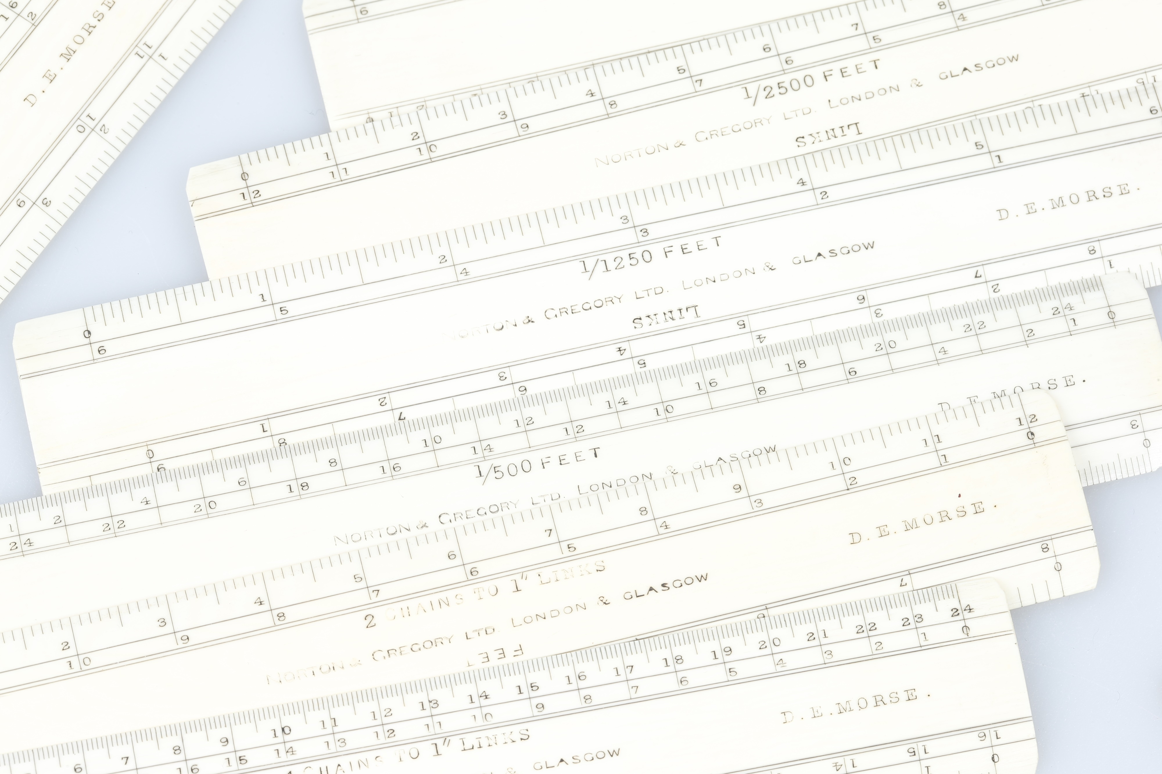 Lot 729 - A Good Architect's 4-fold 2-foot rule, and