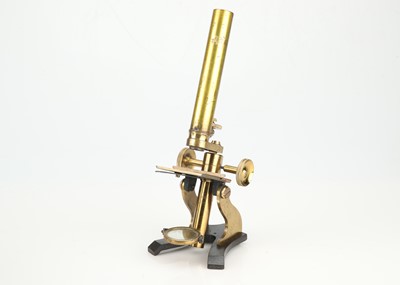 Lot 661 - A Brass Society of Arts Type Microscope