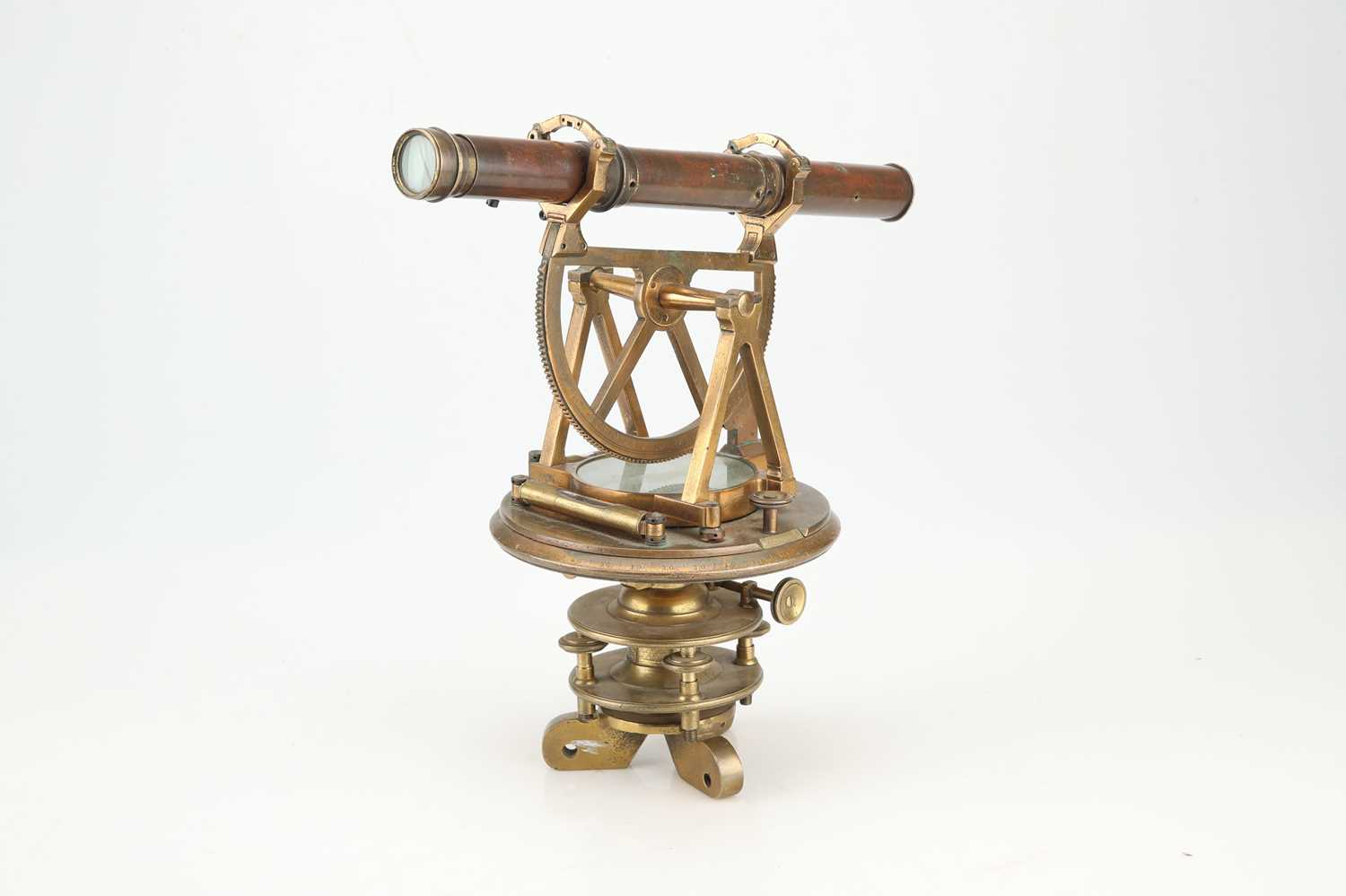 Lot 766 - A Late 18th Century Surveyors Theodolite