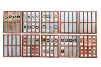 Lot 188 - A Large Victorian Cabinet of Microscope Slides