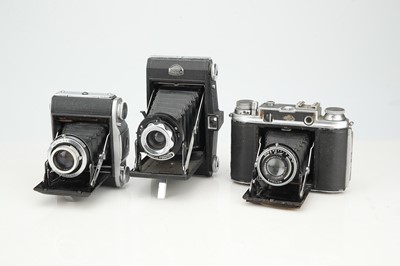 Lot 260 - A Selection of Three Ensign Folding Cameras