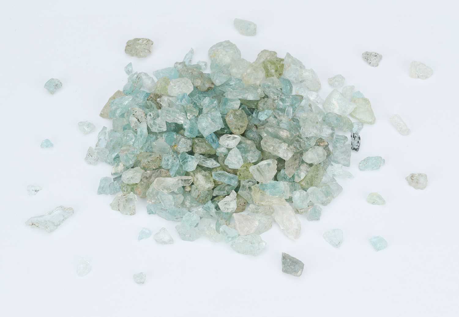 Lot 829 - A Substantial Collection of Individual Brazilian Aquamarine Stones