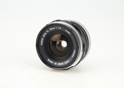 Lot 117 - A Canon FL 28mm f/3.5 Lens
