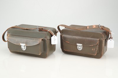 Lot 53 - Two Leica Green Universal Carrying Cases