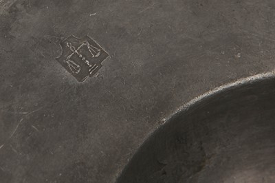Lot 58 - A French Pewter Barber's Bowl