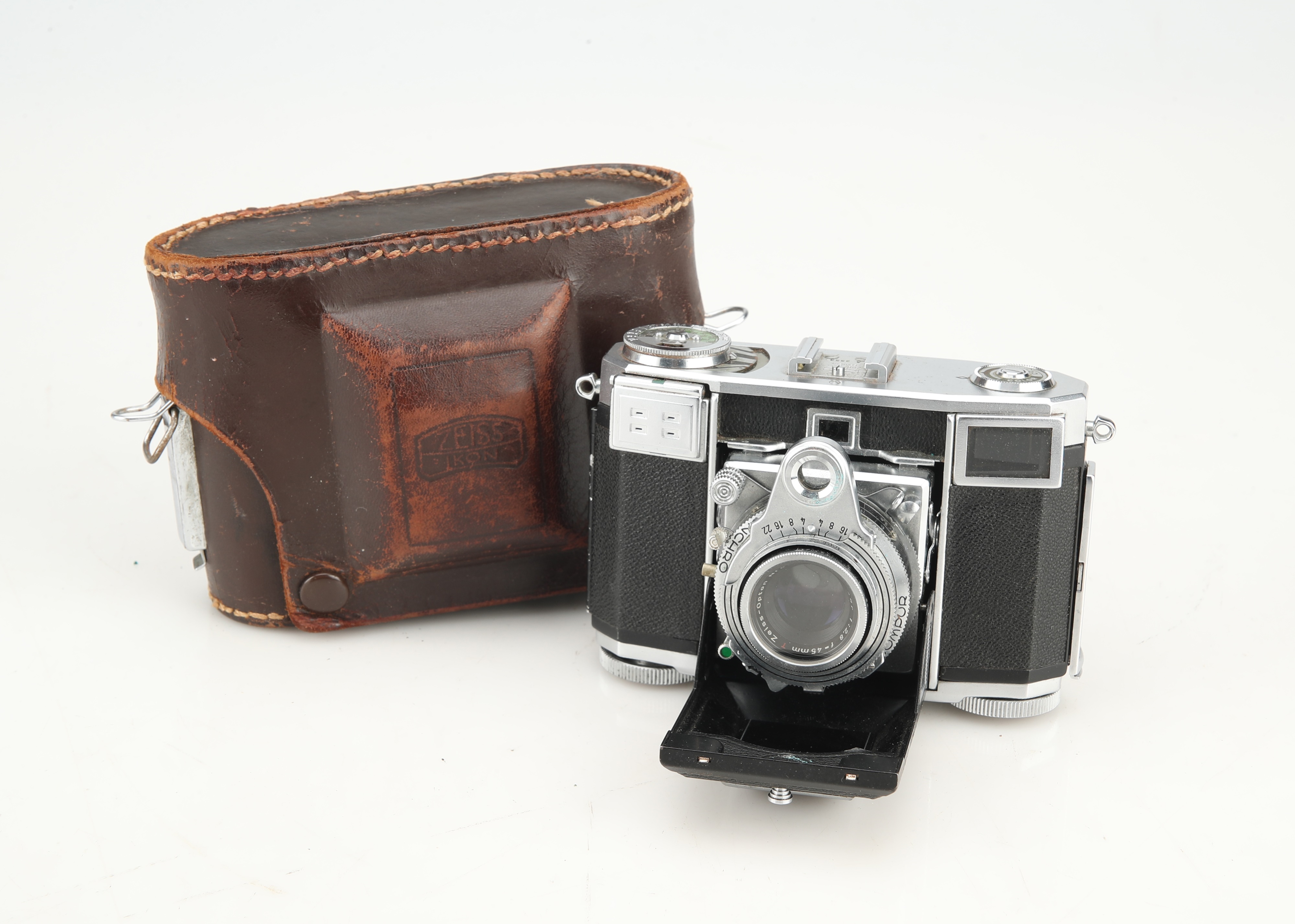 中古】ZEISS IKON CONTESSA 533/24 Opton Tessar 45ｍｍ F2.8 T フィルター付 現状品 カメラ、光学機器