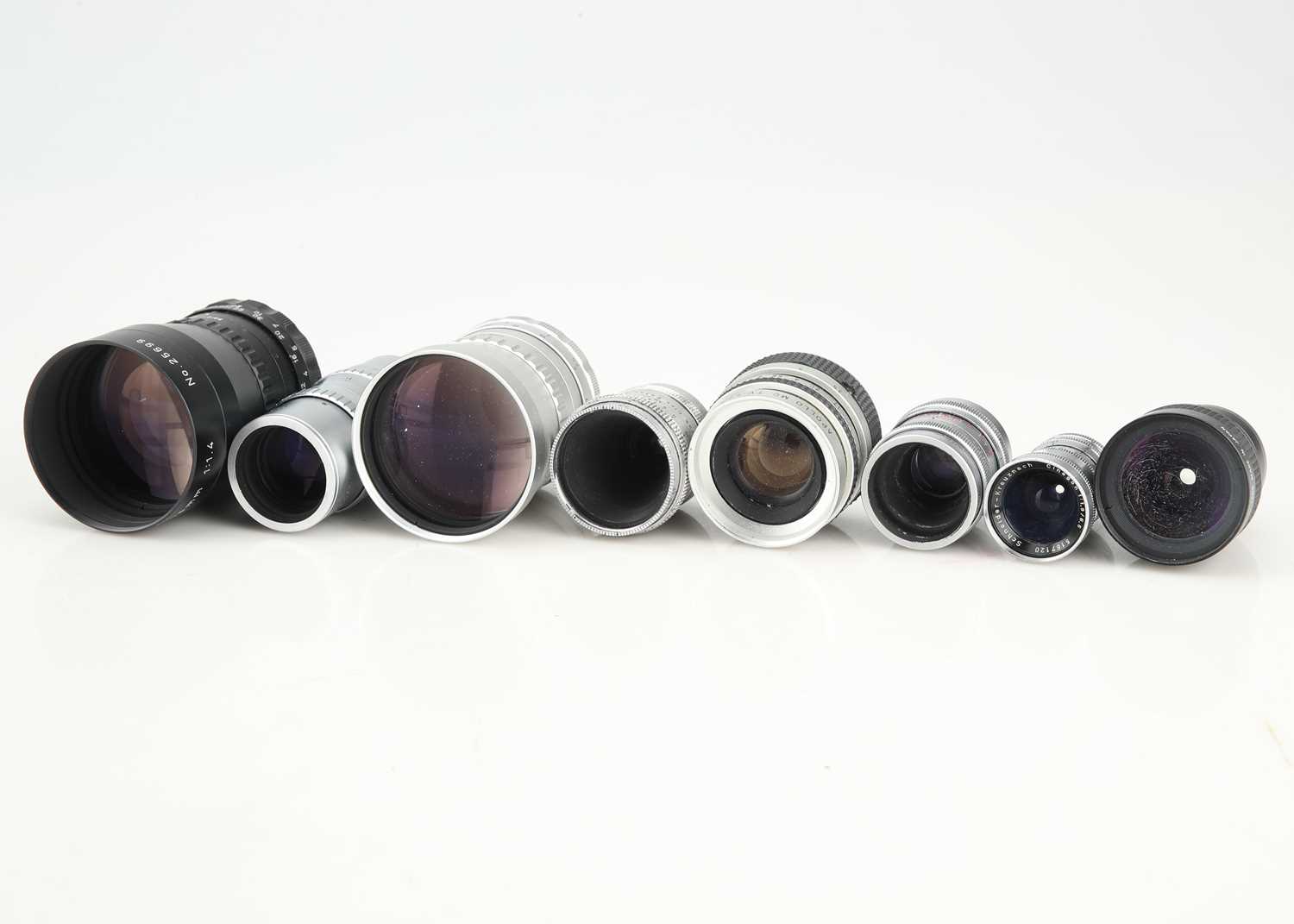 Lot 343 - A Selection of C-Mount Cine Lenses