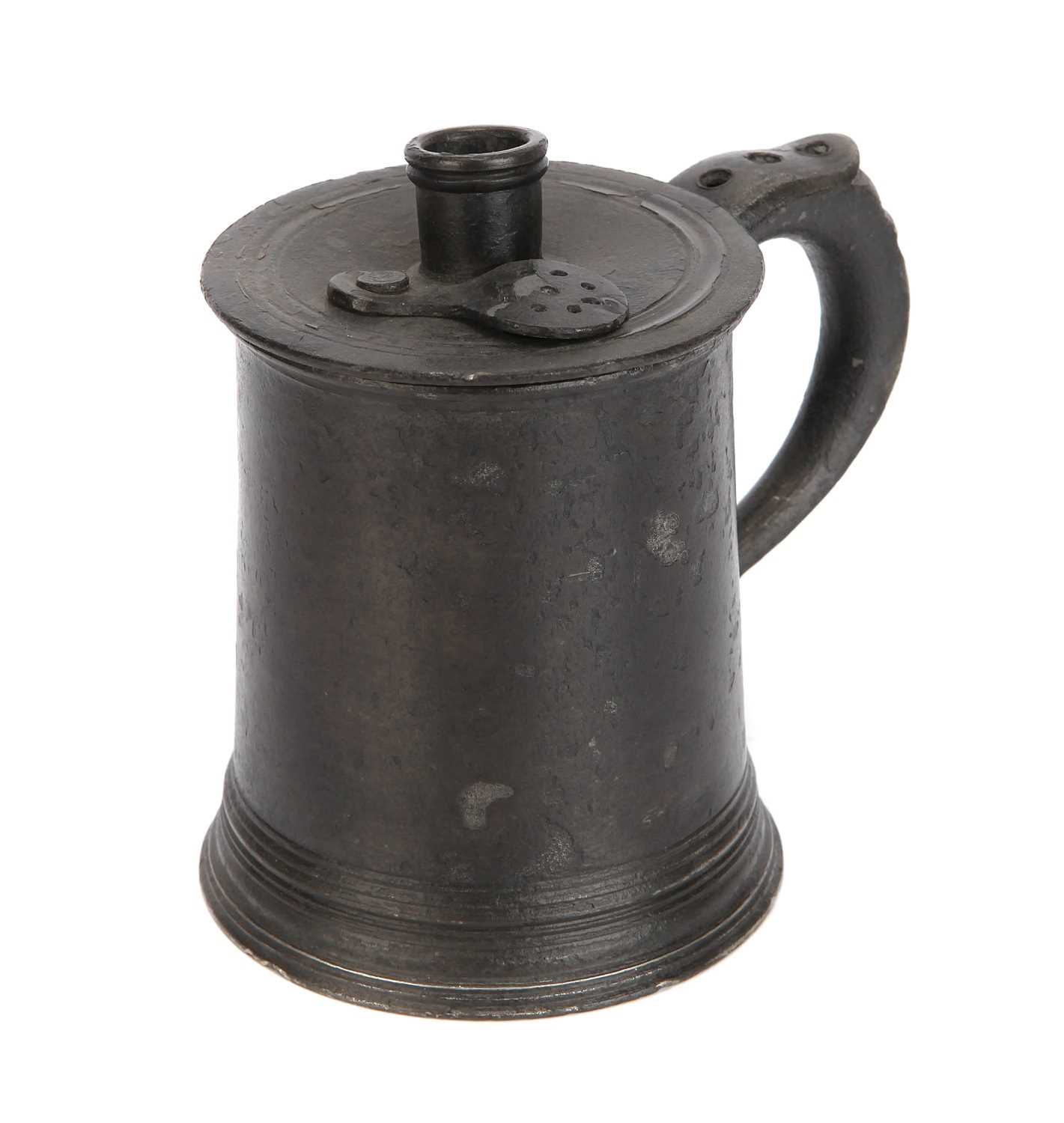 Lot 60 - A Pewter Mudge's Inhaler,