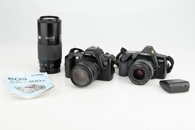 Lot 196 - A Canon EOS 500 SLR Camera