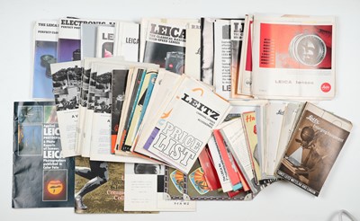 Lot 798 - A Good & Large Selection of Leica Advertising Booklets