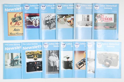 Lot 55 - A Selection of Leica Historical Society Magazines