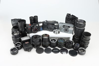 Lot 273 - A Selection of Various Cameras & Lenses