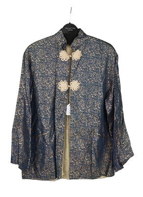 Lot 621 - A Mid-20th Century Oriental Silk Quarter Length Jacket