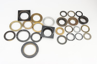 Lot 234 - A Good Selection of Medium & Large Lens Flanges