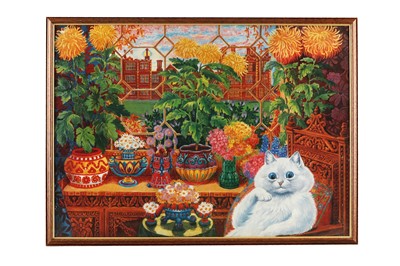 Lot 478 - Louis Wain Print - Master of Cat College