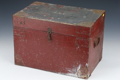 Lot 569 - A Well Made Wooden Chest