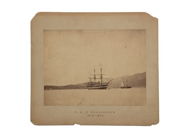 Lot 830 - An Archive of H.M.S. Challenger Lithographs & Photograph of H.M.S. Challenger