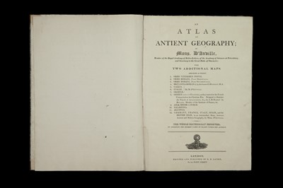 Lot 835 - D'Anville, Jean Baptiste, Atlas of Ancient Geography