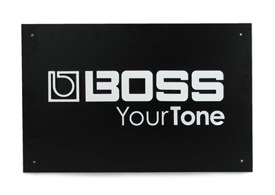 Lot 520 - Original Boss Audio Advertising sign