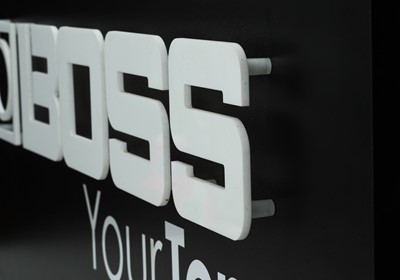 Lot 520 - Original Boss Audio Advertising sign