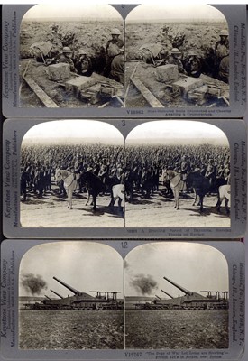 Lot 344 - Keystone View Co. Stereoviews, World War through the Stereoscope