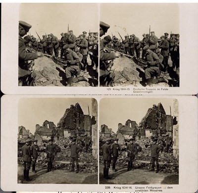 Lot 344 - Keystone View Co. Stereoviews, World War through the Stereoscope