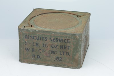 Lot 112 - A W. B. Co. Biscuits: Service Sealed Biscuit Tin
