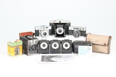 Lot 370 - A Selection of Seven British Made Cameras