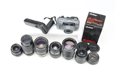 Lot 679 - A Selection of Pentax & P/K Mount Lenses