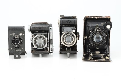 Lot 369 - Four German Folding Cameras