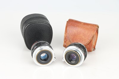 Lot 578 - Two Sankyo Kohki W-Komura 35mm f/2.8 Lenses