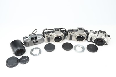 Lot 377 - A Selection of Canon APS SLR Cameras