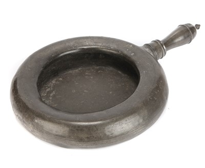 Lot 81 - An 18th Century English Pewter Bedpan