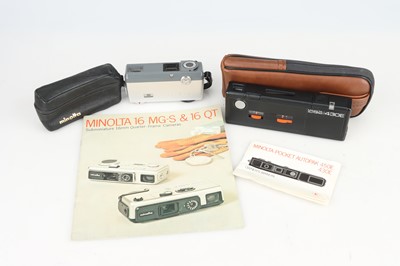 Lot 682 - A Minolta-16 Sub Miniature Viewfinder Camera