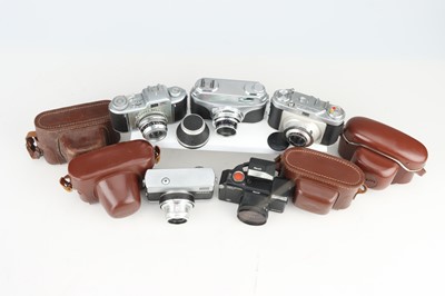 Lot 430 - A Selection of 35mm Viewfinder Cameras